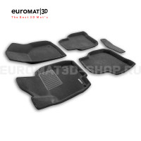 Текстильные 3D коврики Euromat3D Business в салон для Skoda Superb (2009-2014) № EMC3D-004509G Серые Текстильные 3D коврики Euromat3D Business в салон для Skoda Superb (2009-2014) № EMC3D-004509G Серые