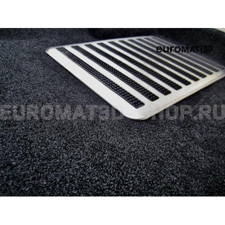 Текстильные 3D коврики Euromat3D Lux в салон для Ford Focus 2 (2005-2011) № EM3D-002214