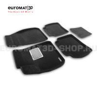 Текстильные 3D коврики Euromat3D Lux в салон для Chevrolet Malibu (2018-) № EM3D-001507 Текстильные 3D коврики Euromat3D Lux в салон для Chevrolet Malibu (2018-) № EM3D-001507