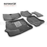Текстильные 3D коврики Euromat3D Lux в салон для Porsche Cayenne (2010-2017) № EM3D-004101G Серые Текстильные 3D коврики Euromat3D Lux в салон для Porsche Cayenne (2010-2017) № EM3D-004101G Серые