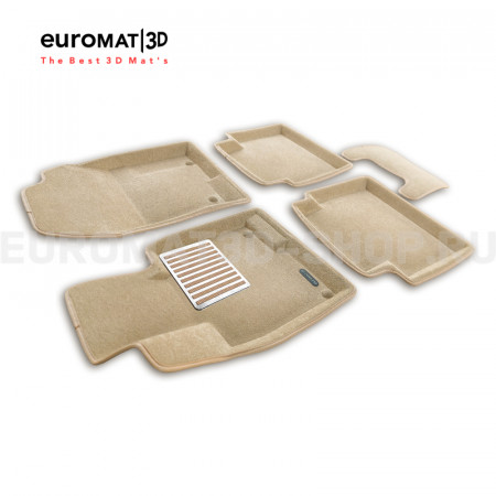 Текстильные 3D коврики Euromat3D Lux в салон для Mazda CX-5 (2017-) № EM3D-003414T Бежевые Текстильные 3D коврики Euromat3D Lux в салон для Mazda CX-5 (2017-) № EM3D-003414T Бежевые