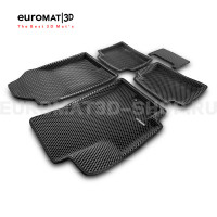 3D коврики Euromat3D EVA в салон для Kia Rio (2017-) № EM3DEVA-002931