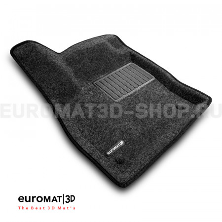Текстильные 3D коврики Euromat3D Business в салон для Skoda Karoq (2020-) № EMC3D-004501G Серые