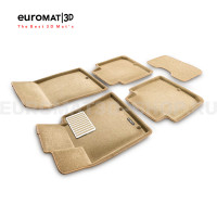 Текстильные 3D коврики Euromat3D Lux в салон для Hyundai Equus (2013-) № EM3D-002928T Бежевые Текстильные 3D коврики Euromat3D Lux в салон для Hyundai Equus (2013-) № EM3D-002928T Бежевые