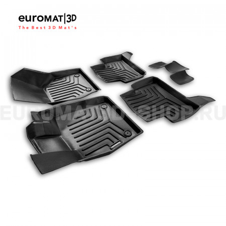 3D коврики Euromat3D Liner в салон для Skoda Octavia A7 (2013-2020) № EM3DLI-004507 3D коврики Euromat3D Liner в салон для Skoda Octavia A7 (2013-2020) № EM3DLI-004507
