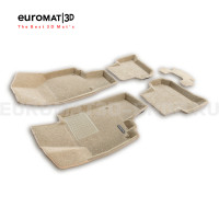 Текстильные 3D коврики Euromat3D Business в салон для Skoda Yeti (2009-) № EMC3D-004511T Бежевые Текстильные 3D коврики Euromat3D Business в салон для Skoda Yeti (2009-) № EMC3D-004511T Бежевые