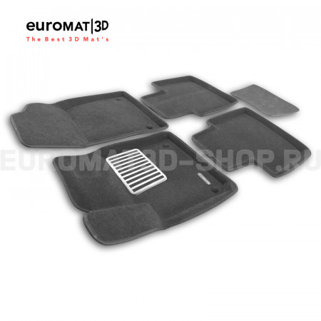 Текстильные 3D коврики Euromat3D Lux в салон для Geely Monjaro (2021-) № EM3D-001412