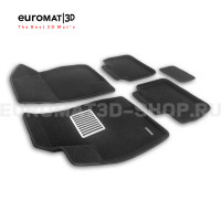 Текстильные 3D коврики Euromat3D Lux в салон для Chery Arrizo 8 (2023-) № EM3D-001419