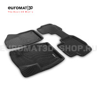 3D коврики Euromat3D EVA в салон для Audi Q6 (2022-) № EM3DEVA-005410